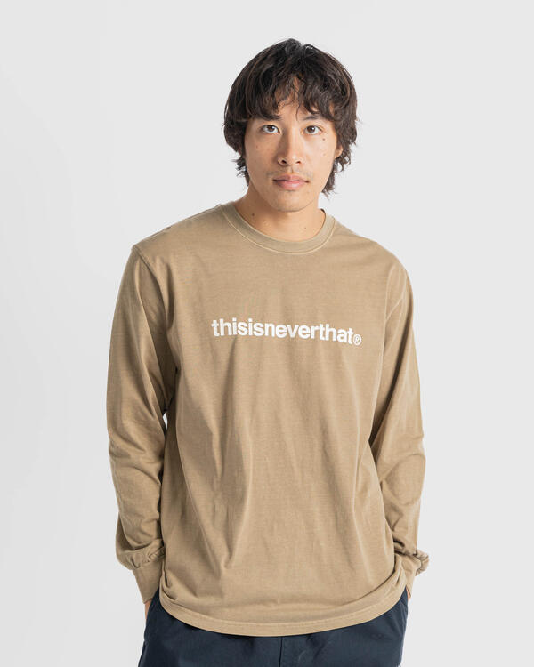 thisisneverthat T-Logo L/S Tee | TN243TTSLT02-COF | AFEW STORE